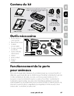 Preview for 27 page of Petsafe Electronic SmartDoor Operating Manual