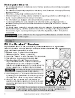 Preview for 8 page of Petsafe Elite Pendant PDT00-13377 Operating And Training Manual