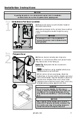 Предварительный просмотр 5 страницы Petsafe Extreme Weather Pet Door PPA00-10984 Installation Manual