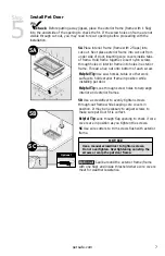 Предварительный просмотр 7 страницы Petsafe Extreme Weather Pet Door PPA00-10984 Installation Manual