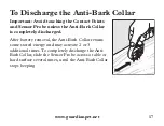 Preview for 17 page of Petsafe Guardian Anti-Bark Collar Operating Manual