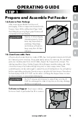 Preview for 11 page of Petsafe Healthy Pet Simply Feed PFD17-15681 Operating Manual