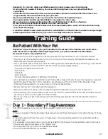 Предварительный просмотр 13 страницы Petsafe In-Ground Fence System Operating And Training Manual