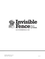 Предварительный просмотр 8 страницы Petsafe Invisible Fence Owner'S Manual