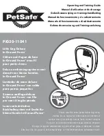 Petsafe Little Dog Deluxe In-Ground Fence PIG20-11041 Operating And Training Manual preview