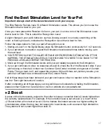 Preview for 17 page of Petsafe Little Dog PDT00-13623 Operating And Training Manual