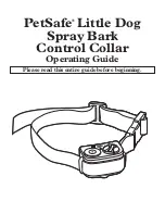 Petsafe little dog Operating Manual preview
