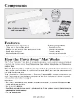 Preview for 3 page of Petsafe Pawz Away Mat Operating And Training Manual