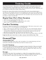 Preview for 7 page of Petsafe Pawz Away Mat Operating And Training Manual