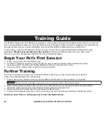 Preview for 16 page of Petsafe pawz away PWF00-13665 Operating And Training Manual