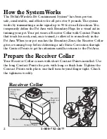 Preview for 2 page of Petsafe Pet Containment System Operating Manual