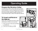 Предварительный просмотр 8 страницы Petsafe Stubborn Dog In Ground Fence RF-275-11 Operating Manual