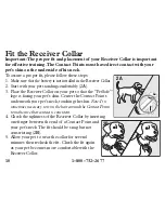 Предварительный просмотр 10 страницы Petsafe Stubborn Dog Receiver Collar Operating Manual