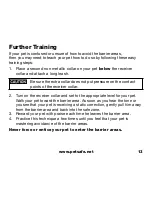 Preview for 13 page of Petsafe ZIRF-100 Operating And Training Manual