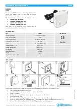 Preview for 1 page of Pettinaroli U2WA Technical Specifications