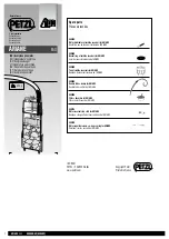 Petzl ARIANE E50 Quick Start Manual предпросмотр