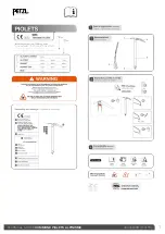 Предварительный просмотр 1 страницы Petzl GLACIER Technical Notice