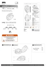 Petzl GRIGRI+ Technical Notice preview