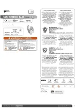 Preview for 1 page of Petzl MAESTRO L Manual