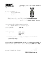 Preview for 15 page of Petzl NEWTON EASYFIT EUR Manual