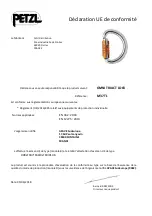 Preview for 15 page of Petzl OMNI Technical Notice