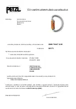 Preview for 26 page of Petzl OMNI Technical Notice