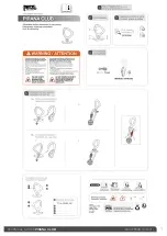 Petzl Pirana Club Technical Notice предпросмотр