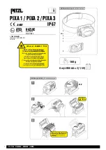 Petzl PIXA 1 Manual preview