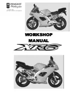 Preview for 1 page of Peugeot Motorcycles XR6 Workshop Manual