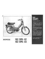 Предварительный просмотр 3 страницы PEUGEOT 102 SPB-U2 Owner'S Manual