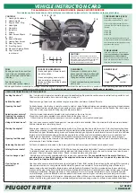 Preview for 12 page of PEUGEOT 108 2017 Vehicle Instruction Card