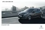 PEUGEOT 208 Touch Screen Navigation Handbook preview