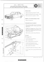 Preview for 574 page of PEUGEOT 504 Convertible 1970 Workshop Manual