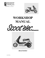PEUGEOT E1A Workshop Manual preview