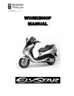 PEUGEOT ELYSTAR Workshop Manual предпросмотр