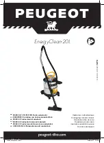 Предварительный просмотр 1 страницы PEUGEOT EnergyClean-20L Using Manual