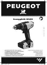 PEUGEOT EnergyDrill-18V20 Manual preview