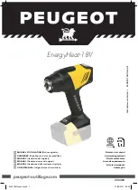 PEUGEOT EnergyHeat-18V Manual preview