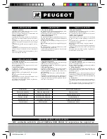 Предварительный просмотр 27 страницы PEUGEOT EnergySand-100B Using Manual