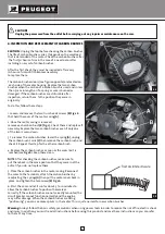 Preview for 41 page of PEUGEOT EnergySaw 254DB Operating Instructions Manual