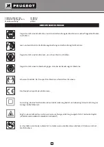 Preview for 47 page of PEUGEOT EnergySaw 254DB Operating Instructions Manual