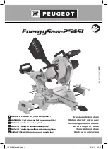 PEUGEOT EnergySaw-254SL Manual preview