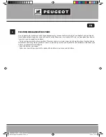 Preview for 11 page of PEUGEOT ENERGYSaw-254STB Using Manual