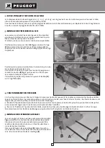 Preview for 11 page of PEUGEOT Energysaw-305DB Operating Instructions Manual