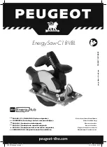PEUGEOT EnergySaw-C18VBL Using Manual preview