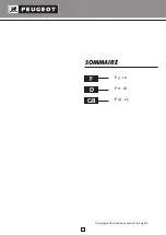 Preview for 2 page of PEUGEOT Energyscroll 400 Operating Instructions Manual