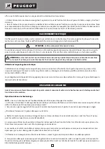 Preview for 7 page of PEUGEOT Energyscroll 400 Operating Instructions Manual