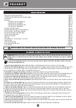 Preview for 11 page of PEUGEOT Energyscroll 400 Operating Instructions Manual