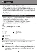 Preview for 20 page of PEUGEOT Energyscroll 400 Operating Instructions Manual