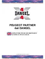 PEUGEOT PARTNER 4x4 DANGEL Instructions For Use And Maintenance Manual preview